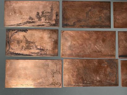 [Engraving]. [Copper dies]. CALLOT (Jacques)...
