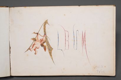 [Monograms]. Collection album of engraved...