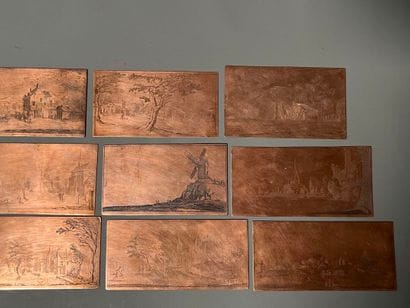 [Engraving]. [Copper dies]. CALLOT (Jacques)...