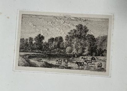 [Engraving]. AMÉDÉE (J.). Landscape studies...