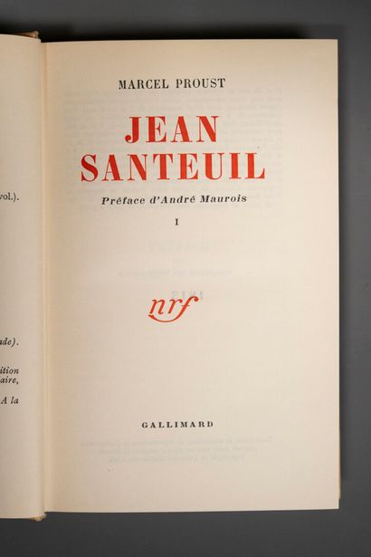 PROUST (Marcel). A la recherche du temps...