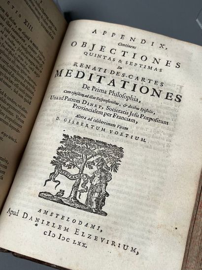 DESCARTES (René). [Opera philosophica]. Amstelodami,...