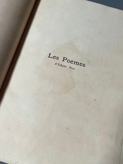 POE (Edgard Allan). Les poèmes d'Edgar Poe....