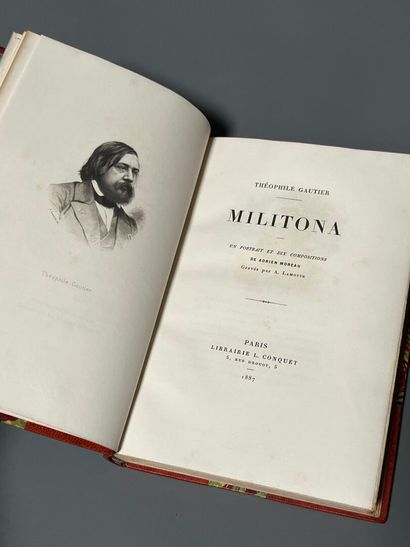 MOREAU. GAUTIER (Théophile). Militona. Paris,...