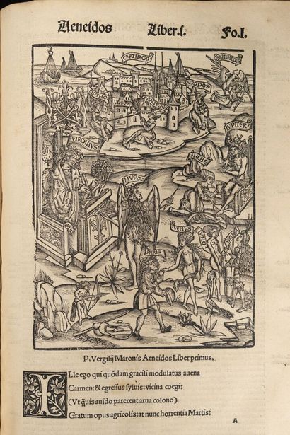 [Post-incunabula]. VIRGILE. Opera Vergiliana...