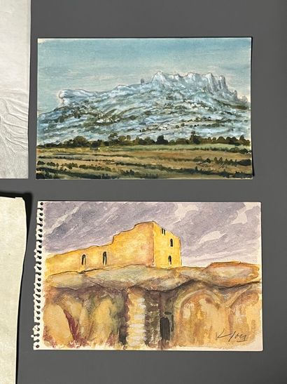 [Drawing]. Louis JOU (1881-1968). Set of...