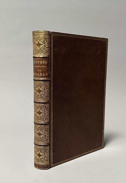 BOILEAU (Nicolas). Poetic works. Etchings...