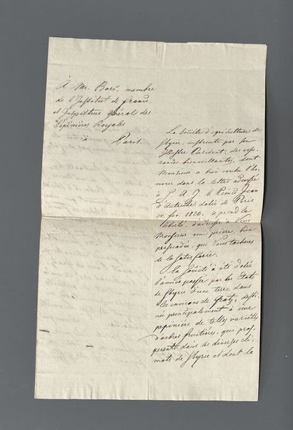 [Autograph]. [Horticulture. Austria]. Autograph...