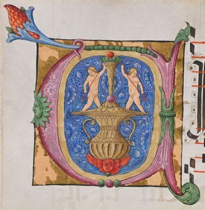 [Illuminated manuscript (fragment), circa...