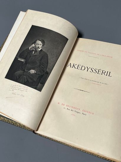 VILLIERS DE L'ISLE-ADAM (Auguste de). Akëdysséril....