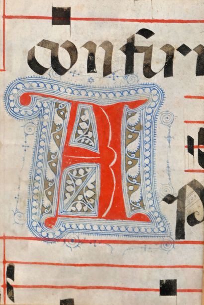 [Illuminated manuscript (fragment), 15th...