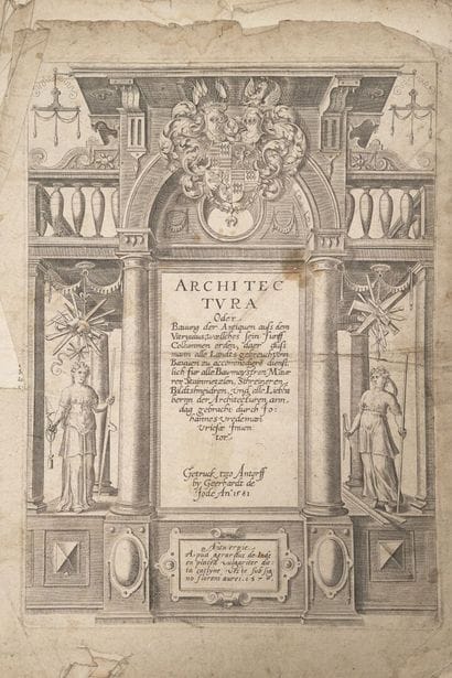 [Manuscript]. [Architecture]. NANINCK (Henri)....