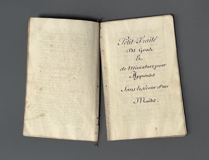 [Manuscript]. [Beaux-Arts]. Set of two manuscript...