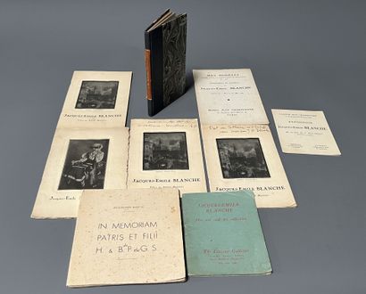 Jacques-Émile BLANCHE (1861-1942). Set of...