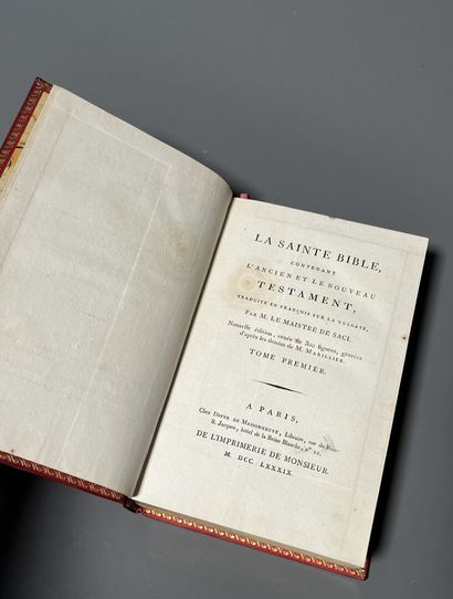 [Bible. Français. 1789]. LE MAISTRE DE SACY...