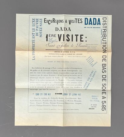 [Dadaïsme]. Excursions et visites Dada. 1ère...