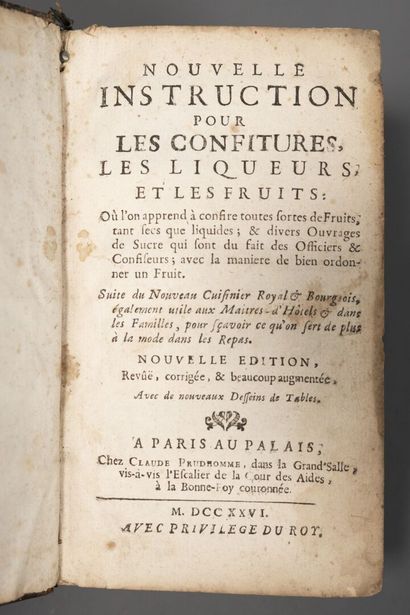 [Gastronomy]. MACHET (J. J.). Le confiseur...