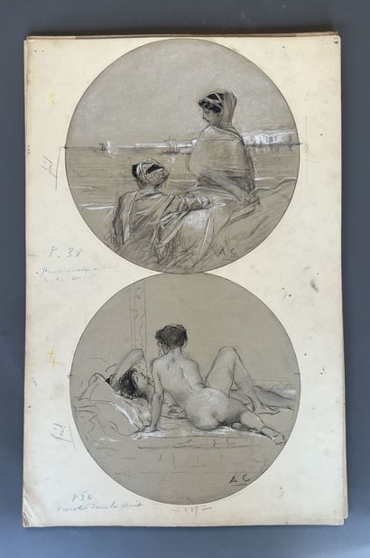 [Drawing]. Antoine CALBET (1860-1942): Important...