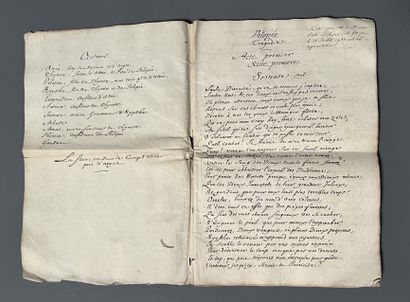 [Manuscript]. [Theater. Censorship]. PELLEGRIN...