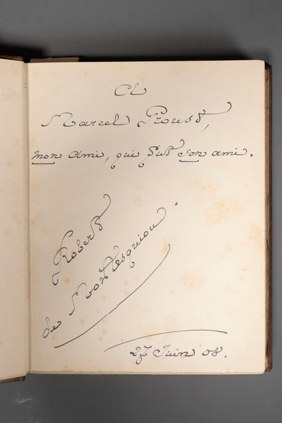 [Proust]. MONTESQUIOU (Robert de). Le chancelier...