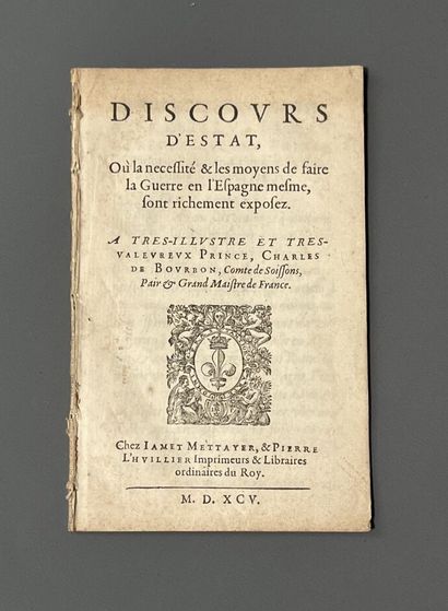 [Sixteenth-century book]. [PONTAYMERI (Alexandre...
