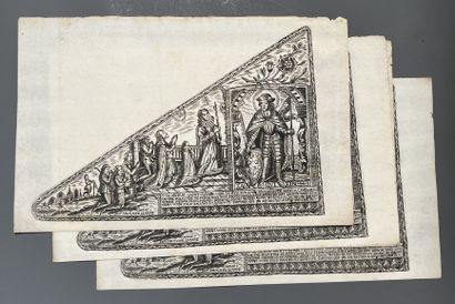 [Engraving]. DRAPELET DE PÉLERINAGE ÀSAINT...