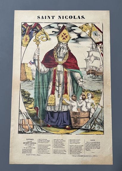 [Popular imagery]. SAINT NICOLAS. Épinal,...