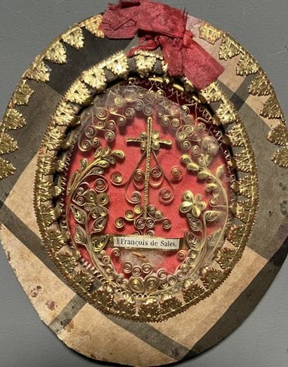 [Bedside Reliquary]. SAINT FRANÇOIS DE SALES....
