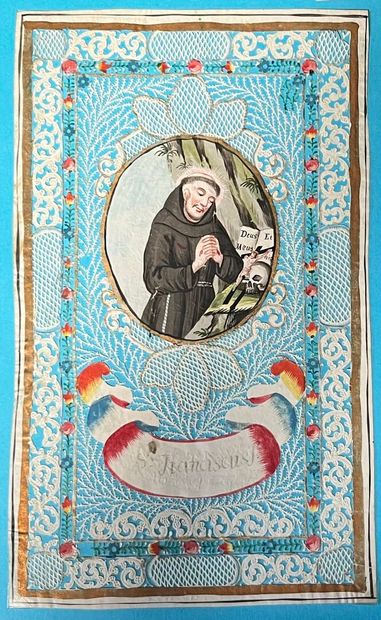 [Canivet]. SAINT FRANÇOIS. 18th c. Paper....