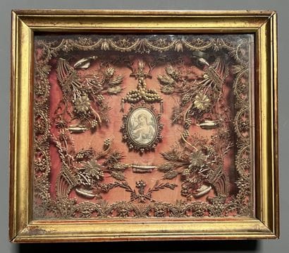 [Paperolle-reliquary]. SAINT JOHN THE BAPTIST....