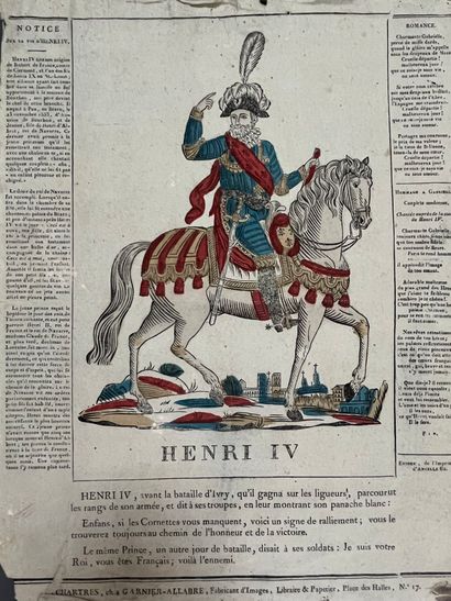 [Popular imagery]. HENRI IV. Chartres, chez...
