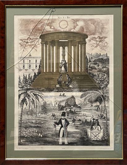 [Engraving]. [Freemasonry; companionship]....
