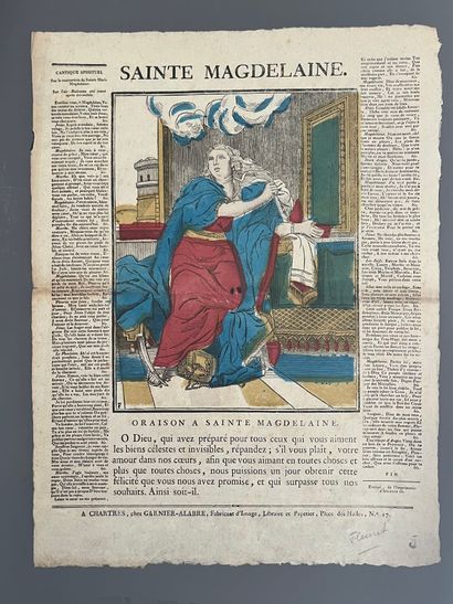 [Imagerie populaire]. SAINTE MAGDELAINE....