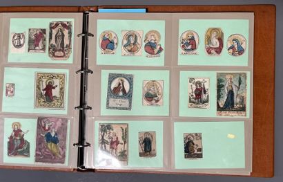 [Imagerie religieuse]. Album réunissant plusieurs...