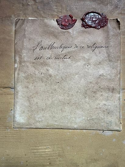 [Paperolle-reliquary]. SAINT JOHN THE BAPTIST....
