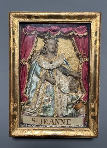 [Dressed wax, Nancy, 18th century]. Saint...