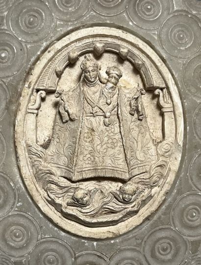 VIRGIN AND CHILD. Spain (?) 19th century....