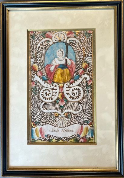 [Canivet]. SAINTE HÉLÈNE. 18th c. Paper....