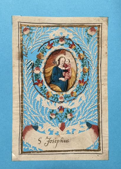 [Canivet]. SAINT JOSEPH. 18th c. Velin. ...