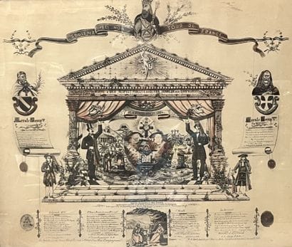[Engraving]. [Compagnonnage]. Souvenir de...