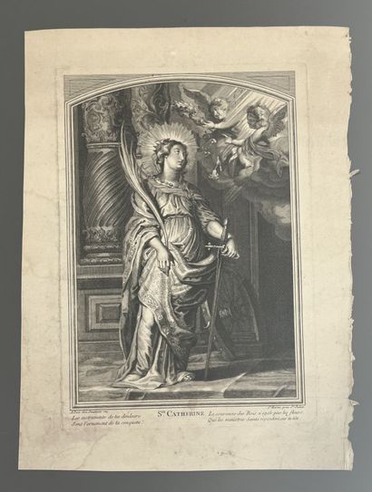 [Engraving]. SAINTE CATHERINE. A Paris, chez...