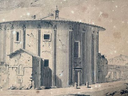 [Drawing]. [Architecture]. LEGEAY (Jean-Laurent,...