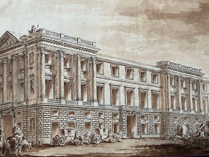 [Drawing]. [Architecture]. Original drawing,...