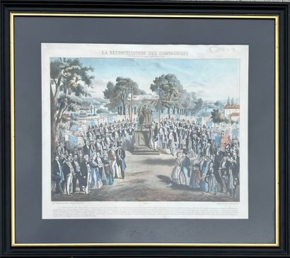 [Engraving]. [Compagnonnage]. The Reconciliation...