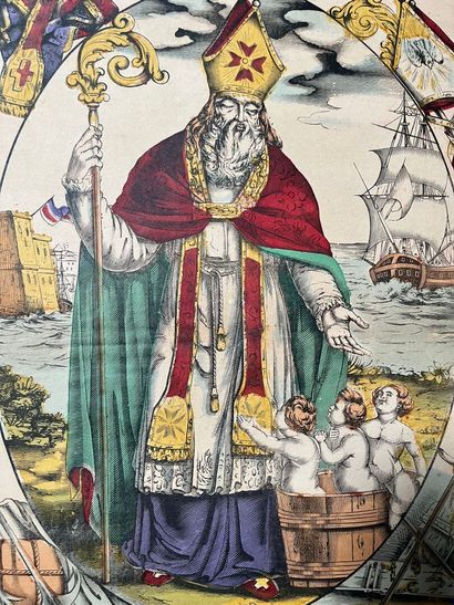 [Popular imagery]. SAINT NICOLAS. Épinal,...