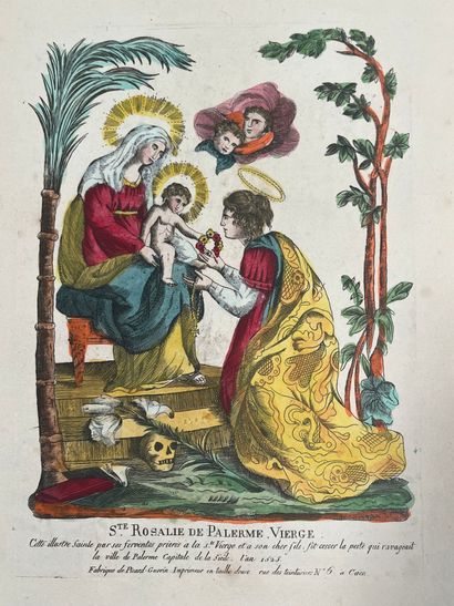 [Popular imagery]. SAINT ROSALIE OF PALERMO...