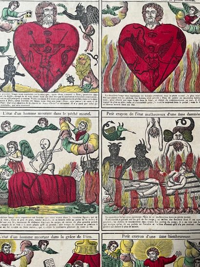 [Popular imagery]. THE SINNER'S MIRROR. Épinal,...