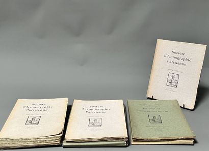 SOCIETE D'ICONOGRAPHIE PARISIENNE. 1908-1937....