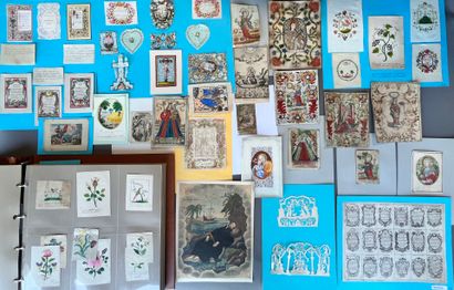 [Imagerie religieuse]. Album réunissant plusieurs...