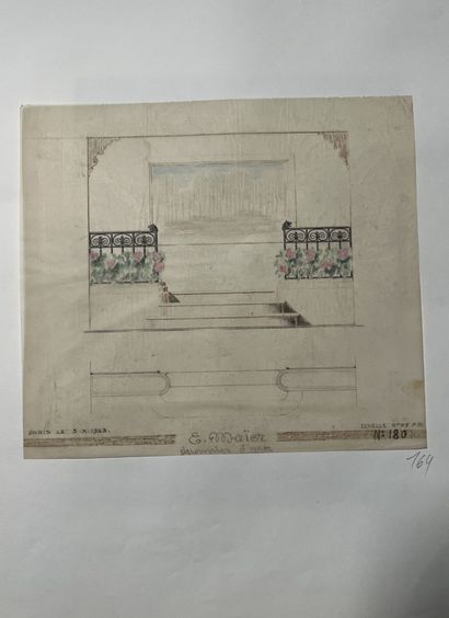 [Drawing]. [Ironwork]. Stephanus Emil MAIER...